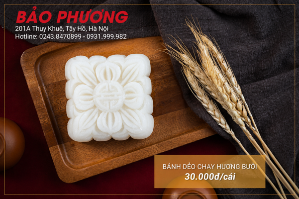 Bánh dẻo chay hương bưởi